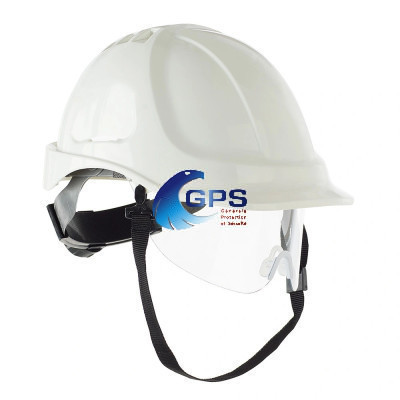 Casque Visière Blanc