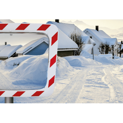 Miroir d’agglomération hors France antibuée / givre – Qualité Inox