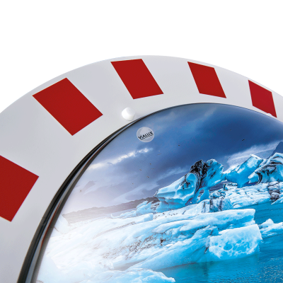Miroir d’agglomération hors France antibuée / givre – Qualité Inox