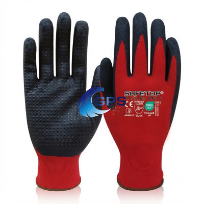 Gant en nitrile FIT-O-LITE DOTS avec picots sur la paume