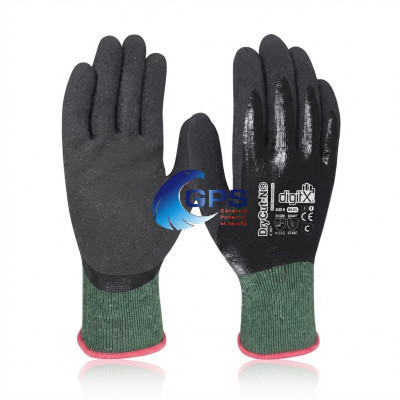 Dry Cut-N, Gant anti coupure C, nitrile 18G imperméable