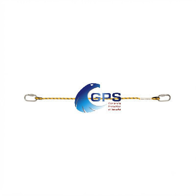 CORDE 1,5 m, en polyester avec 2 mousquetons
