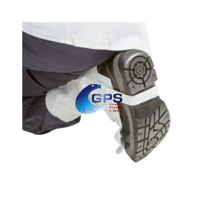 Guêtres en cuir, grises Série Standard, paire
