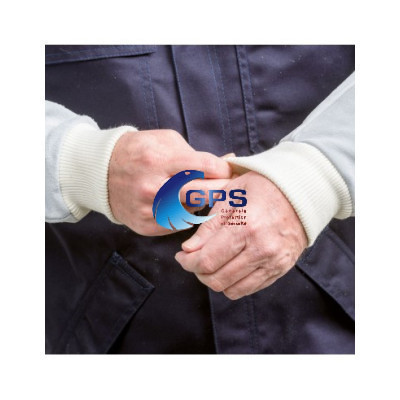 Manches en Cuir à l'Épaule, Grises Qualité Standard
